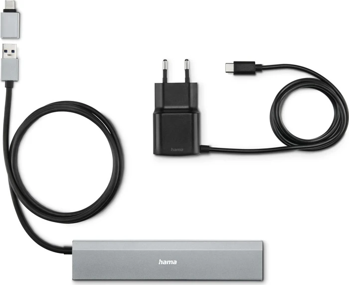 Hama USB-Hub 7 Ports, 1x USB-C 3.0, 6x USB-A 3.0, USB-C 3.0/USB-A 3.0 [Stecker]