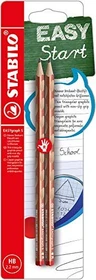 STABILO EASYgraph S Metalic Edition Bleistift HB graphit, kupfer, Rechtshänder, 2er-Pack