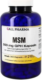 MSM 500mg GPH Kapseln, 360 Stück