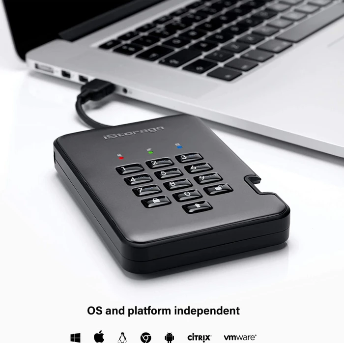 iStorage diskAshur Pro 2 SSD, 2TB, USB-A 3.0