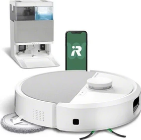 iRobot Roomba Plus 505 Combo + AutoWash Dock Saug-/Wischroboter weiß inkl. Absaug-/Reinigungsstation