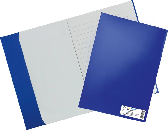 Herma Heftschoner Karton, A5, dunkelblau, 10er-Pack