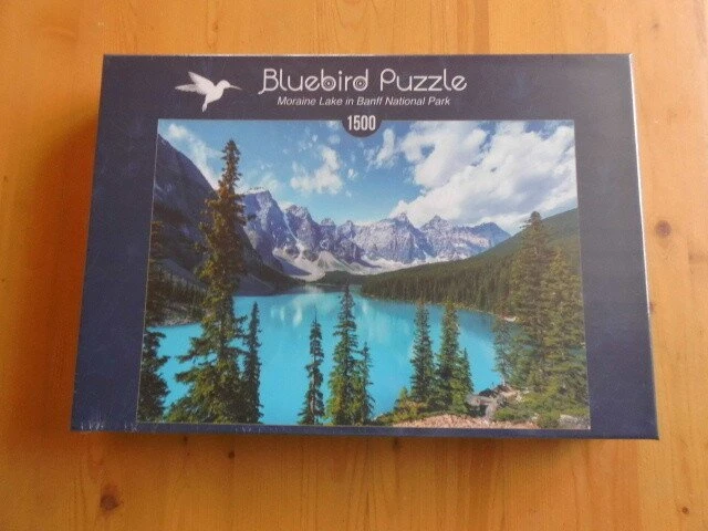 Bluebird Puzzle Moraine Lake in Banff National Park