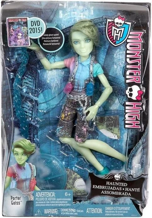Mattel Monster High - Verspukt Geisterschüler Porter Geiss