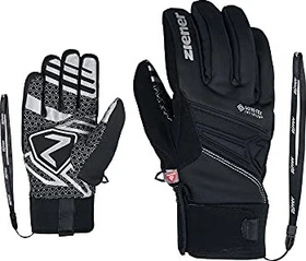 Ziener Infino GTX Inf PR Skihandschuhe stone grey/lime