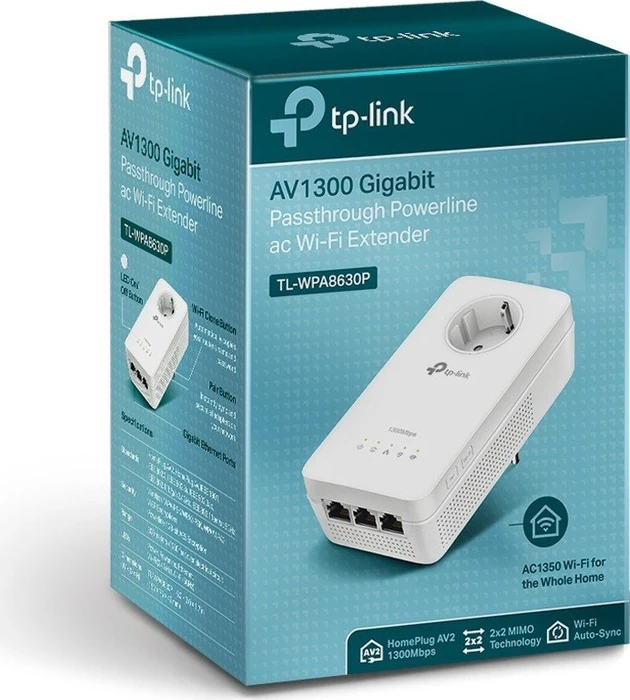 TP-Link AV1300 Gigabit Passthrough Powerline ac Wi-Fi