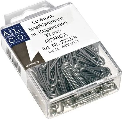 Alco 213 Briefklammern Kunststoff