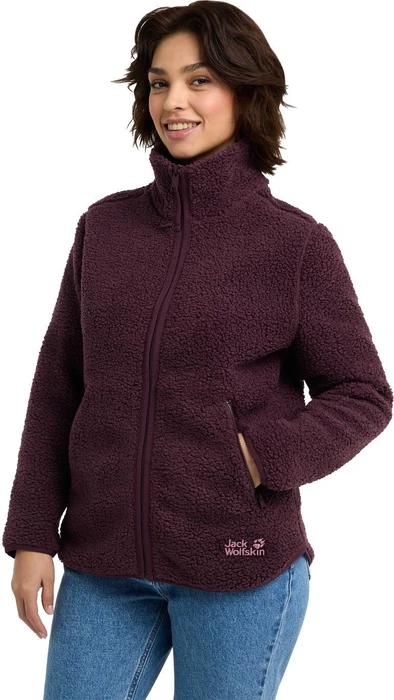 Jack Wolfskin High Curl Fleece Jacke amaranth (Damen)