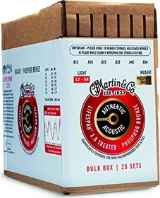 Martin Authentic Acoustic Lifespan Phosphor Bronze Light