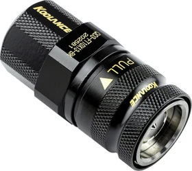 Koolance QD3 No-Spill Schnellverschluss, gerade female, 10mm ID/13mm AD auf female Schnellverschluss, schwarz