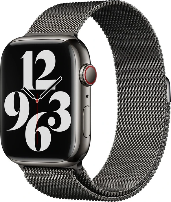 Apple Milanaise-Armband für Apple Watch 45mm graphit