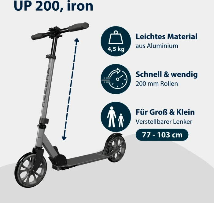 Hudora Up 200 Scooter iron