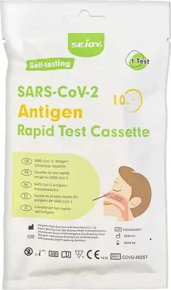Sejoy COVID-19 Antigen Schnelltest, 1 Stück