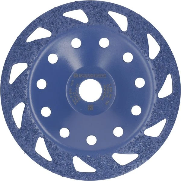Bosch Professional EXPERT MultiMaterial Carbide Topfscheibe schräg mittel, 180x22.23mm, 1 Stück