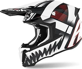 Airoh Twist 2.0 Mask matt schwarz/weiß/rot