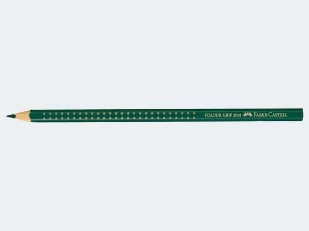 Faber-Castell Colour Grip Buntstift kobaltgrün tief, 12er-Pack