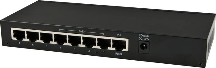Allnet SG82 Desktop Gigabit Switch, 8x RJ-45, PoE PD
