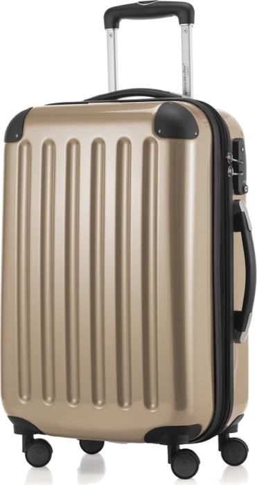 Hauptstadtkoffer Alex TSA Spinner erweiterbar 55cm champagner glänzend