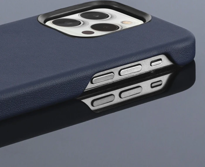 Hama Cover MagCase Finest Sense für Apple iPhone 13 Pro blau