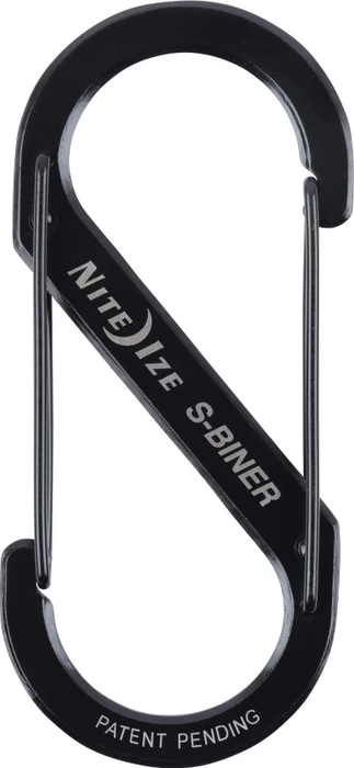 Nite Ize S-Biner Edelstahl Materialkarabiner 112x50mm schwarz