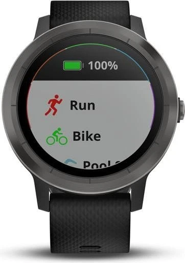 Garmin vivoactive 3 schiefer/edelstahl