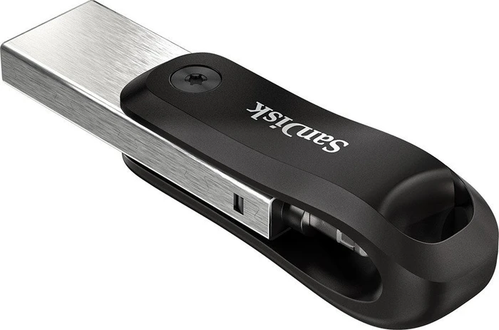 SanDisk iXpand Go 256GB, USB-A + Apple Lightning, USB 3.2 Gen 1×1, USB 2.0