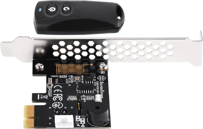 SilverStone ES02-PCIe kabelloser Ein-/Ausschalter mit Fernbedienung für PC