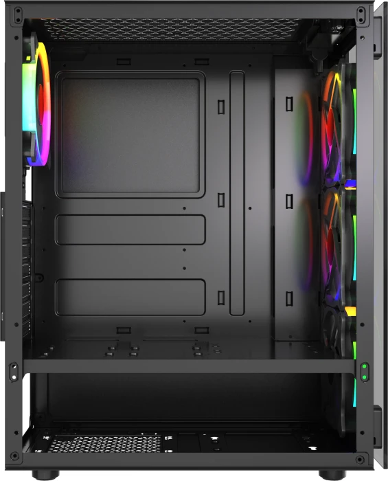 Gembird Fornax 1500RGB Black, Acrylfenster