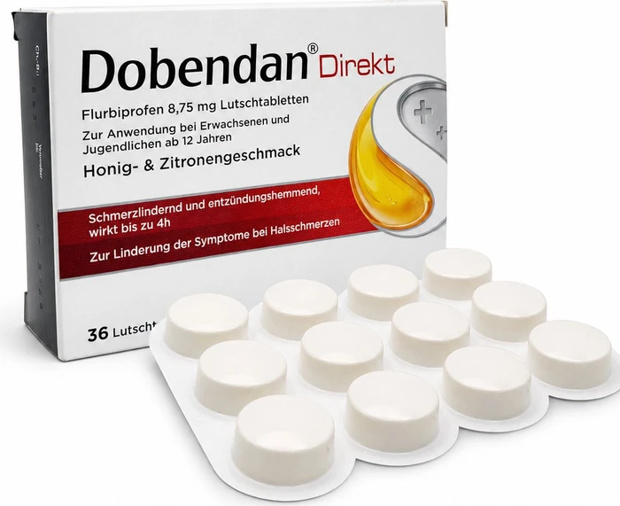 Dobendan Direkt Flurbiprofen 8.75mg Lutschtabletten, 36 Stück