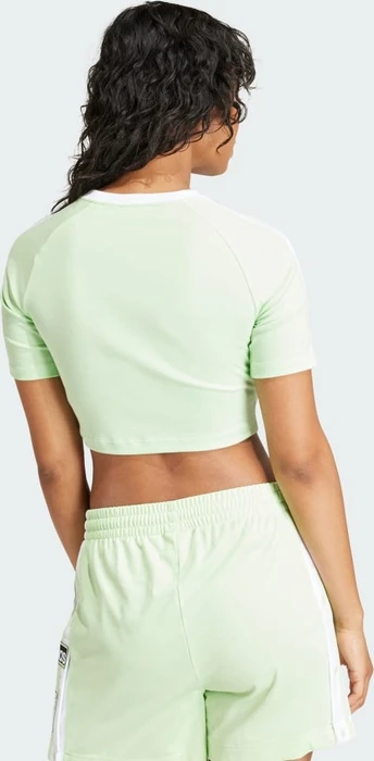 adidas 3-Streifen Baby T-Shirt kurzarm semi green spark (Damen)