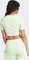 adidas 3-Streifen Baby T-Shirt kurzarm semi green spark (Damen) Vorschaubild