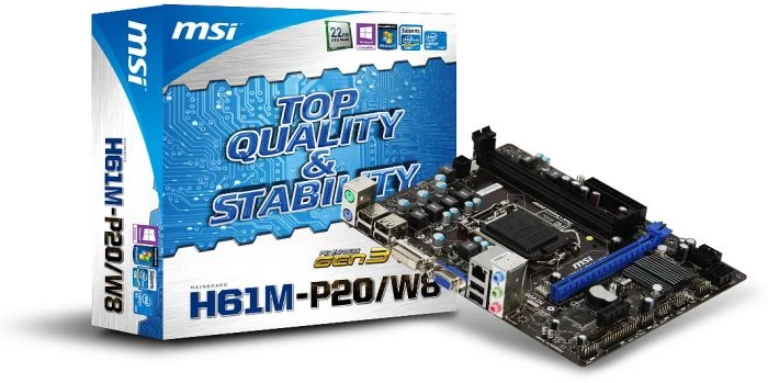 MSI H61M-P20/W8 (Intel 1155)