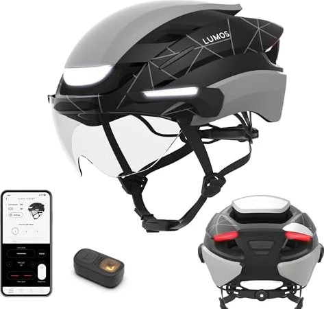 Lumos Ultra E-Bike Helm lunar mesh