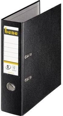 Bene No.1 Ordner 2-Ring, 80mm, A4, schwarz