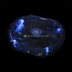 BitFenix Spectre Pro LED schwarz/blau, 230mm