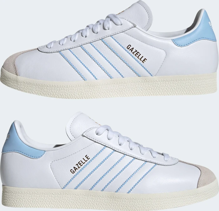 adidas Gazelle Fußball Argentinien cloud white/glow blue/off white