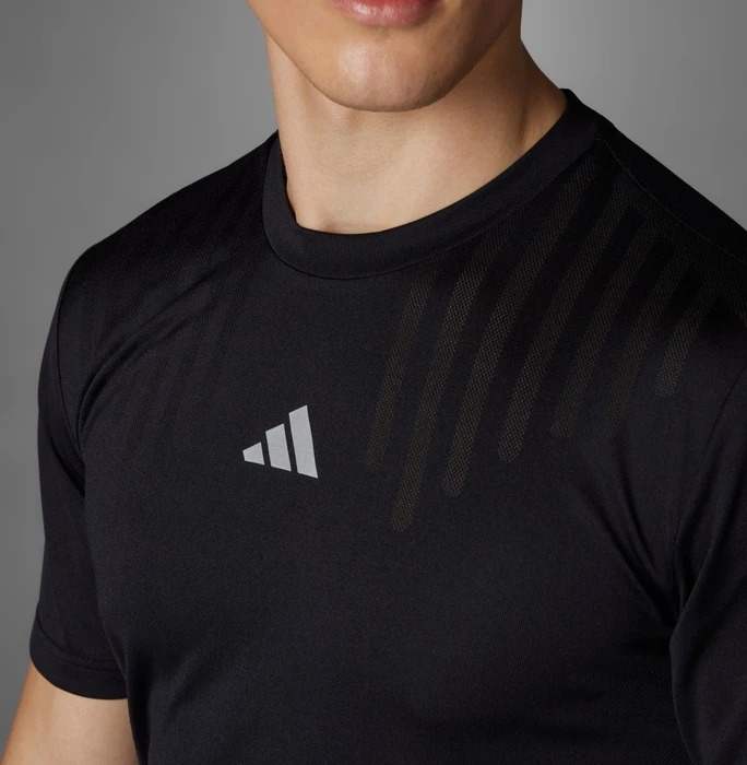adidas HIIT Airchill Workout Funktionsshirt kurzarm schwarz (Herren)