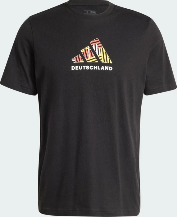 adidas Germany Football Fan Graphic T-Shirt kurzarm schwarz (Herren)