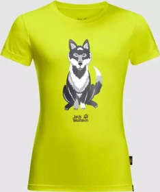 Jack Wolfskin Wolf T-Shirt kurzarm flashing green (Junior)