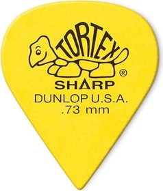 Dunlop Tortex Sharp Pick, .73mm, 12-Pack