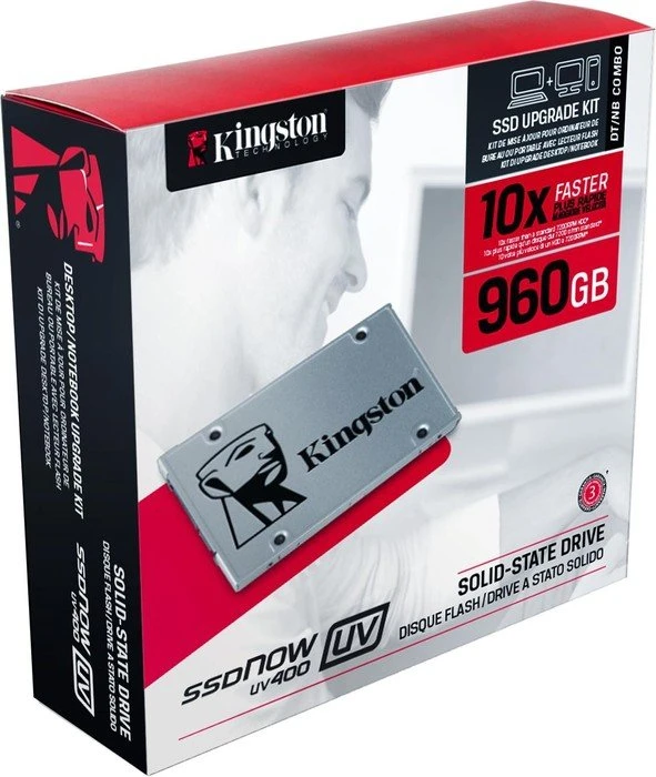 Kingston SSDNow UV400 - Upgrade Bundle Kit 960GB, 2.5" / SATA 6Gb/s