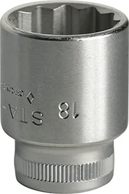 Stahlwille 45 Außensechskant Steckschlüssel 3/8", 18x32mm