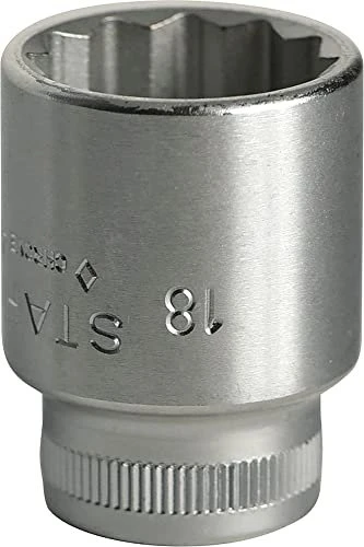 Stahlwille 45 Außensechskant Steckschlüssel 3/8", 18x32mm