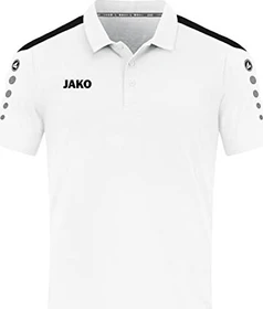 Jako Power Poloshirt kurzarm weiß