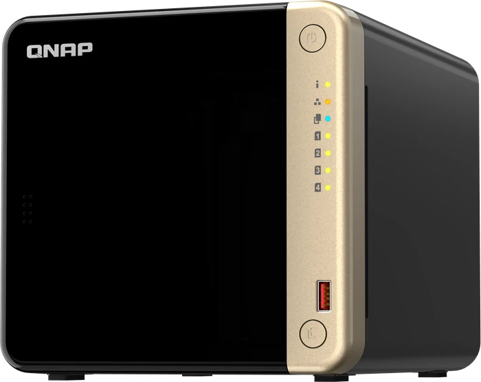 QNAP Turbo Station TS-464-8G, 8GB RAM, 2x RJ-45 2.5GBase-T, 2x USB-A 3.1