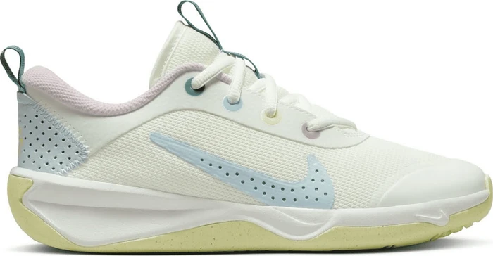 Nike Omni Multi-Court summit white/citron tint7mineral teal/cobalt bliss (Junior)
