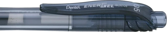 Pentel EnerGel X BLN105 0.5mm/0.25mm Gelroller schwarz/transparent