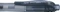 Pentel EnerGel X BLN105 0.5mm/0.25mm Gelroller schwarz/transparent Vorschaubild