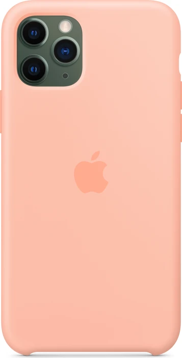 Apple Silikon Case für iPhone 11 Pro Grapefruit