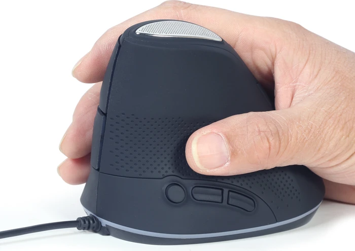 Gembird Ergonomic 6-Button Optical Mouse ERGO-03 schwarz, USB